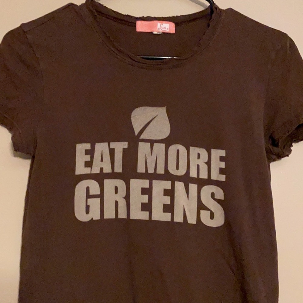 Luv Baby Tee EAT MORE GREENS